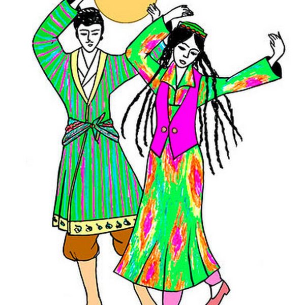 Национальный костюм узбеков Навруз