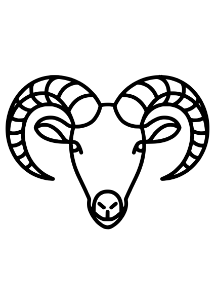 Рога барана