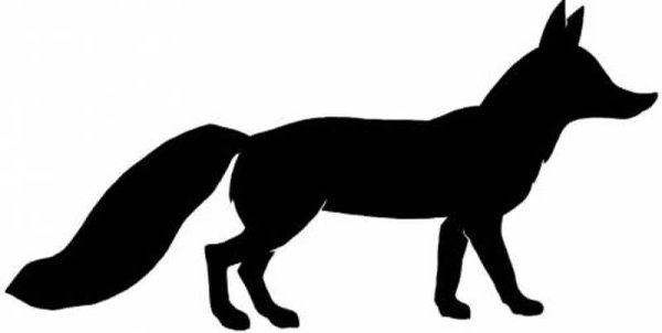 Силуэт лисы