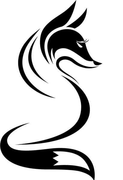 Силуэт лисички