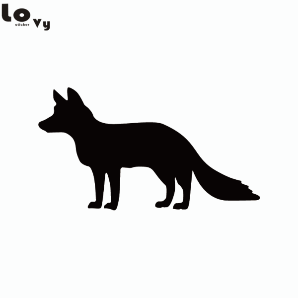 Силуэт лисы