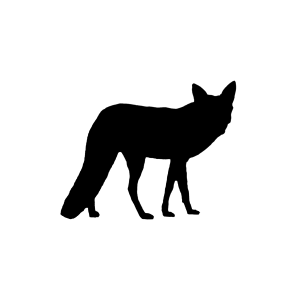 Силуэт лисы