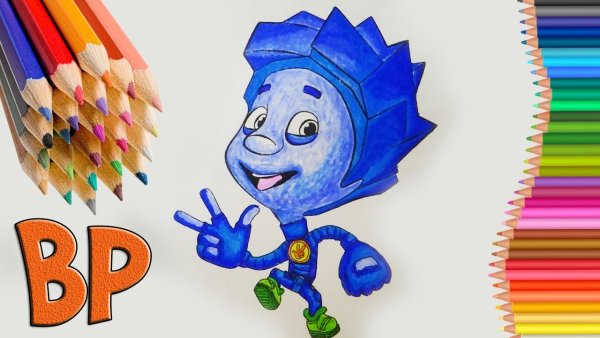 Нолик как нарисовать Фиксиков