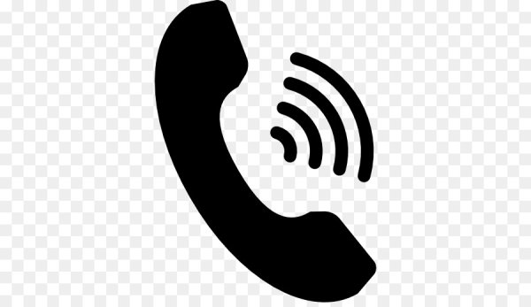 Черная трубка телефона