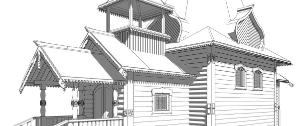 Деревянная Церковь фасад