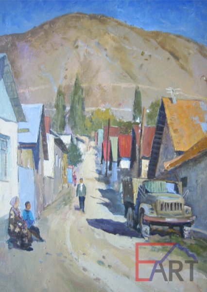 Кишлак Узбекистан картина