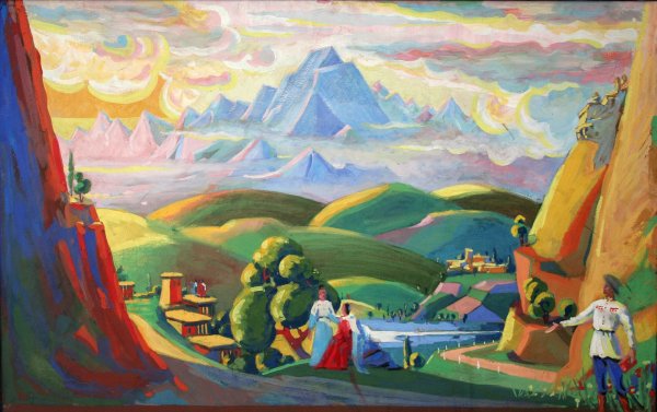 Народный художник Таджикистана Хушвахтов