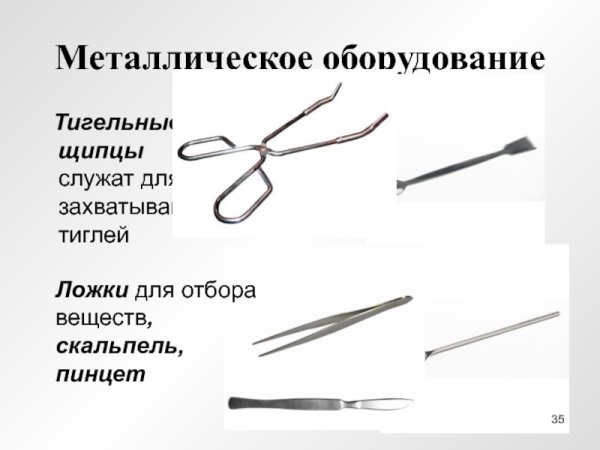 Щипцы тигельные лабораторные ГОСТ 12801