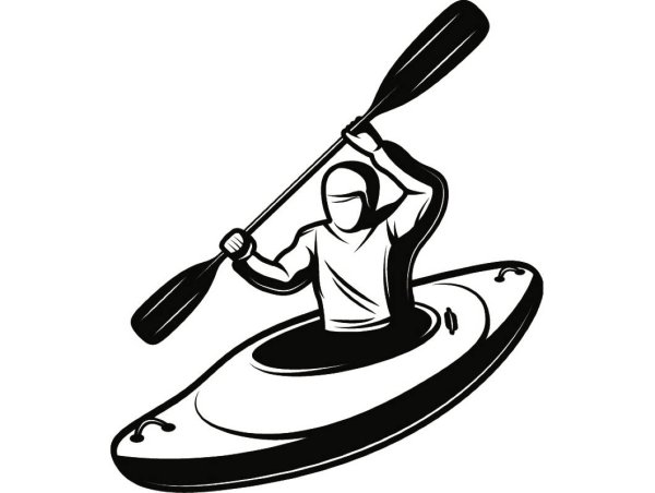 Байдарка силуэт