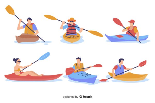 Каноэ раскраска для детей