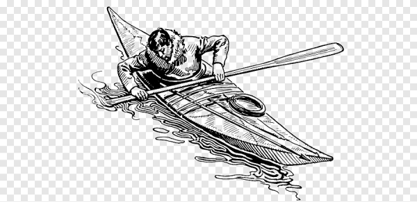 Каноэ мультяшный