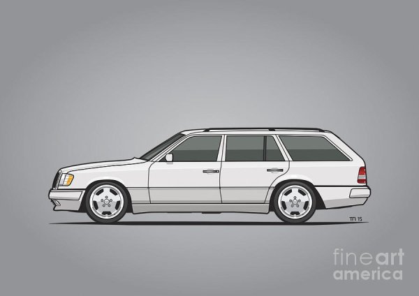 Mercedes w124 веткор