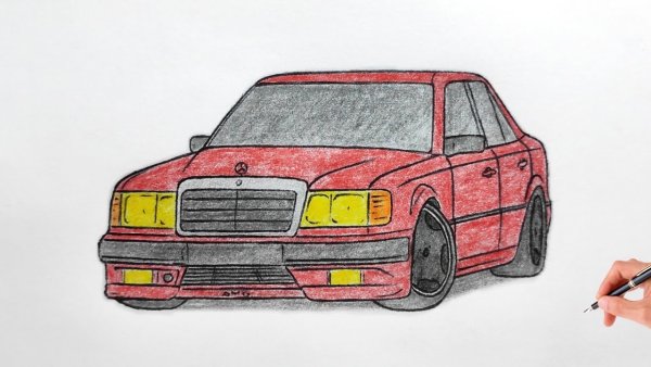 W124 drawing