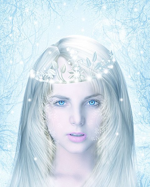 Портрет Снегурочки для детей