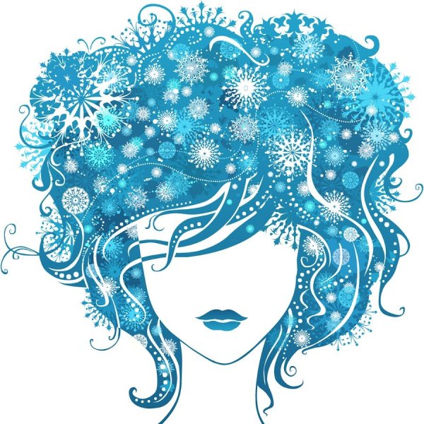 Девушка зима фэнтези