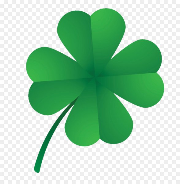 Четырёхлистный Клевер символ удачи