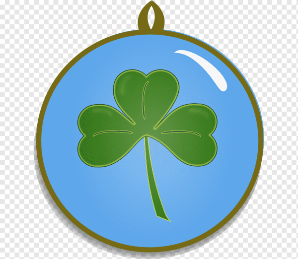 Четырёхлистный Клевер символ удачи