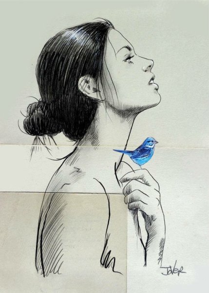 Надежда рисунок карандашом