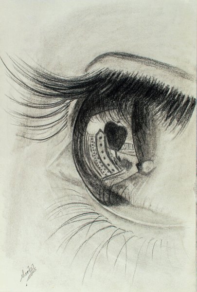 Глаза полные надежды рисунки