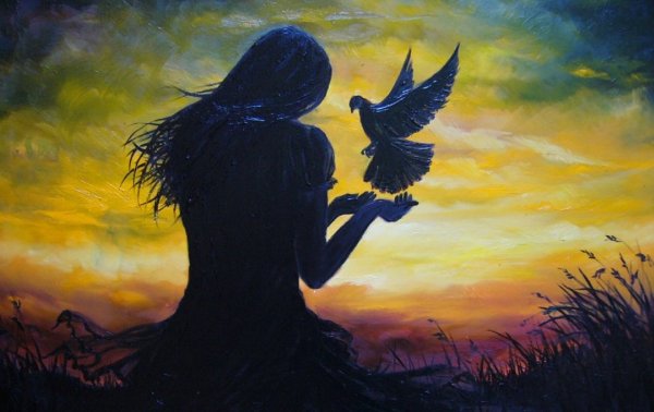 Ведьма на закате