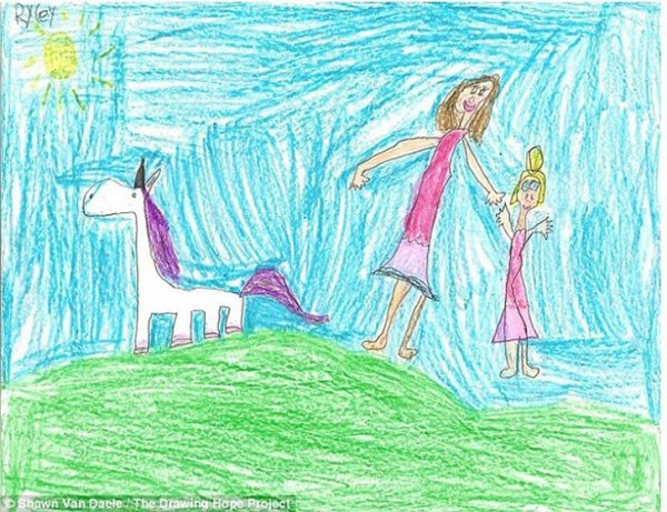 Девушка в халате рисунок