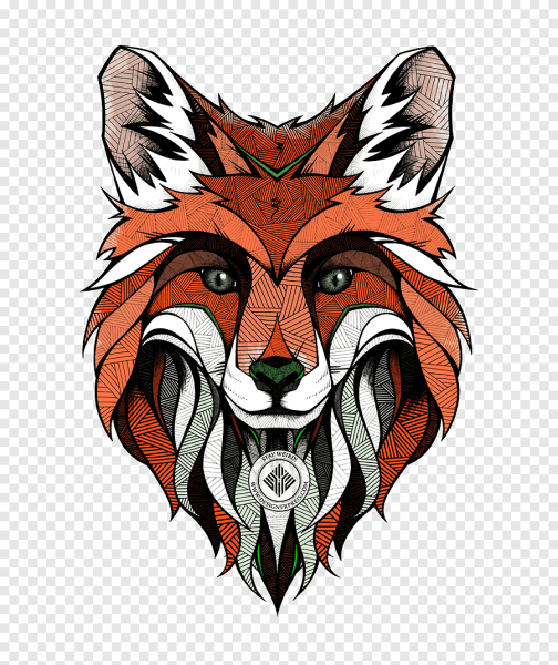 Тотемное животное лиса тату