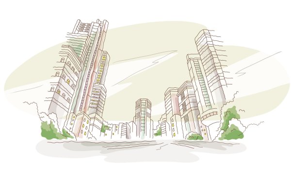 Город рисунок