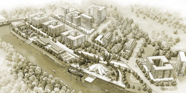 Фон для архитектурного проекта