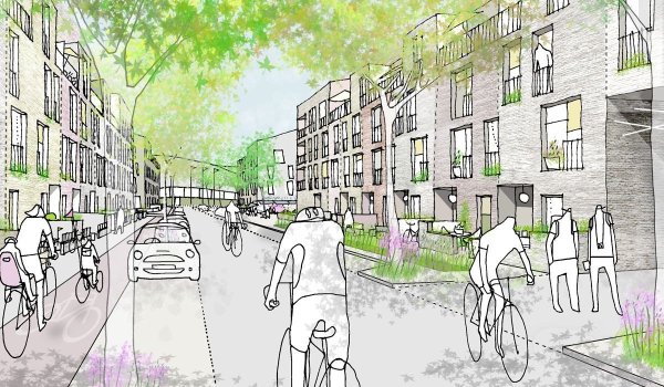 Микрорайон карандашом