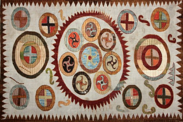 Кайтагская вышивка техника