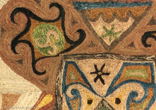 Кайтагский орнамент Дагестан