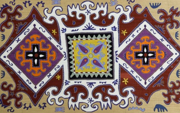 Народная вышивка Дагестана