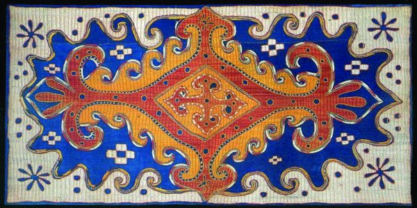 Кайтагская вышивка техника