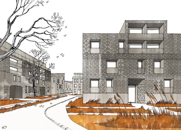 Жилая застройка в перспективе