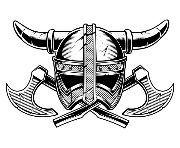 Шлем викинга иконка