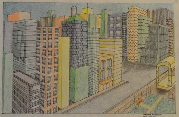 Нарисовать микрорайон