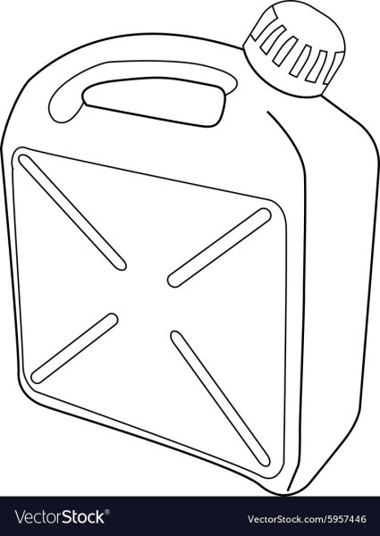 Канистра раскраска