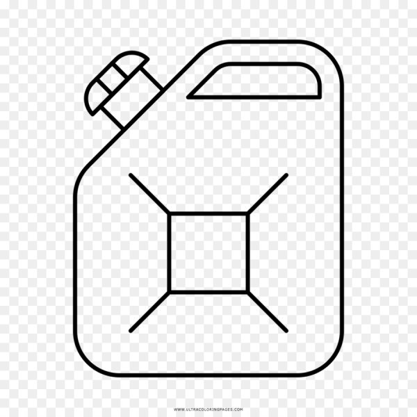 Канистра для бензина без фона