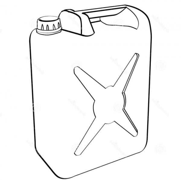 Бензин раскраска