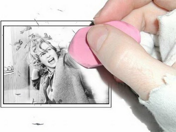 Стирание ластиком