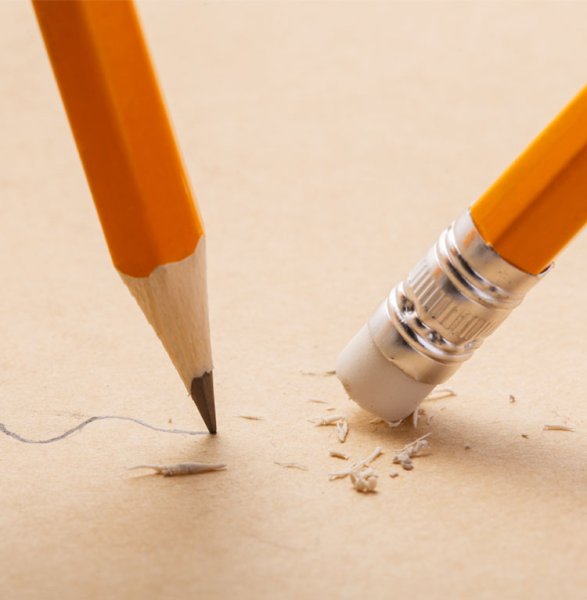 Стирать карандаш