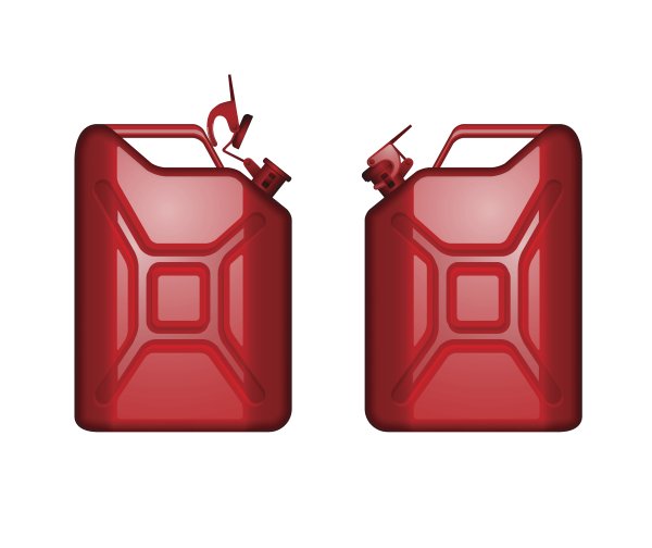 Канистра бензина вектор