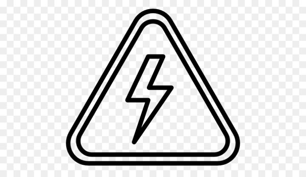 Значок высокое напряжение