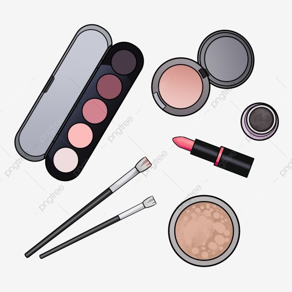 Косметика в мультяшном стиле