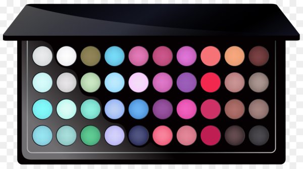 Палетка теней на прозрачном фоне