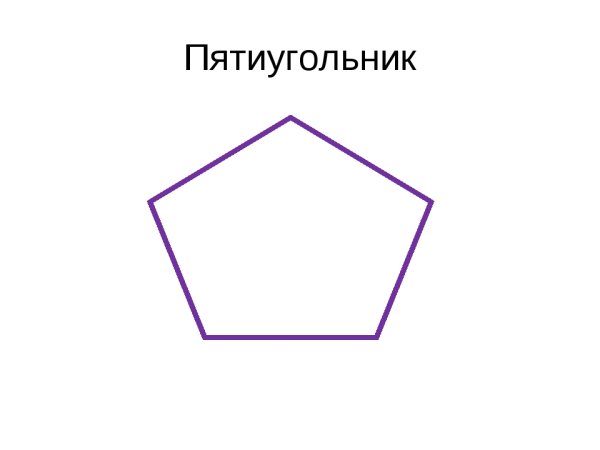 Фигура пятиугольник