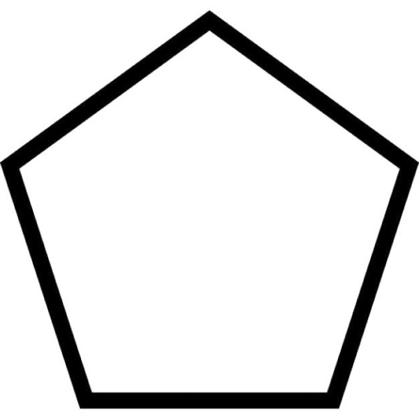 Пентагон форма пятиугольника