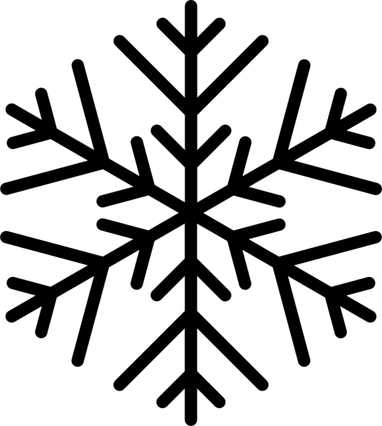 Снежинка раскраска для детей