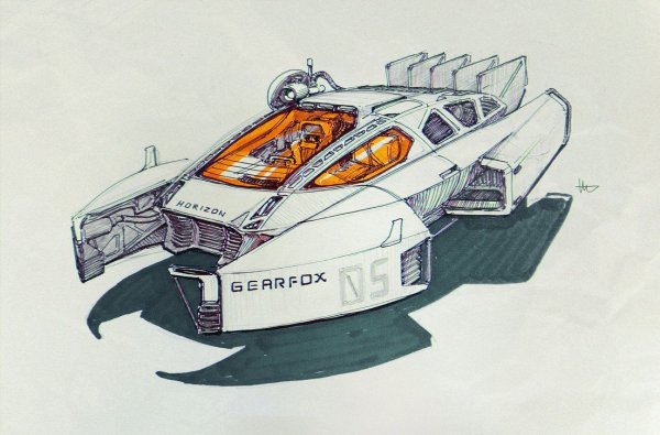 Spaceship Syd Mead
