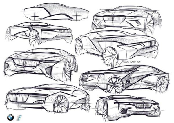 Чертеж БМВ ай 8